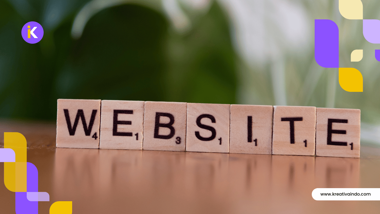 Tampilan desain website profesional yang mencerminkan citra bisnis modern